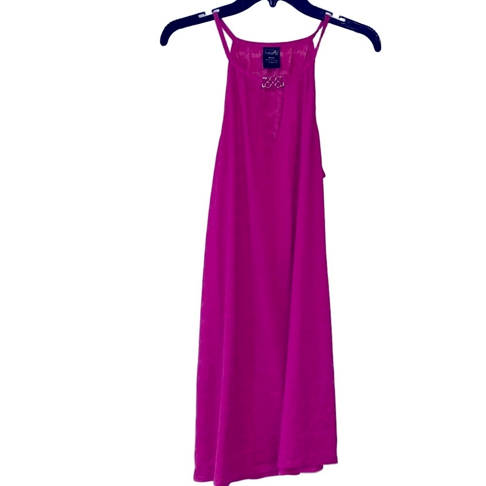 Catalina Fuchsia swim suit cover up dress medium